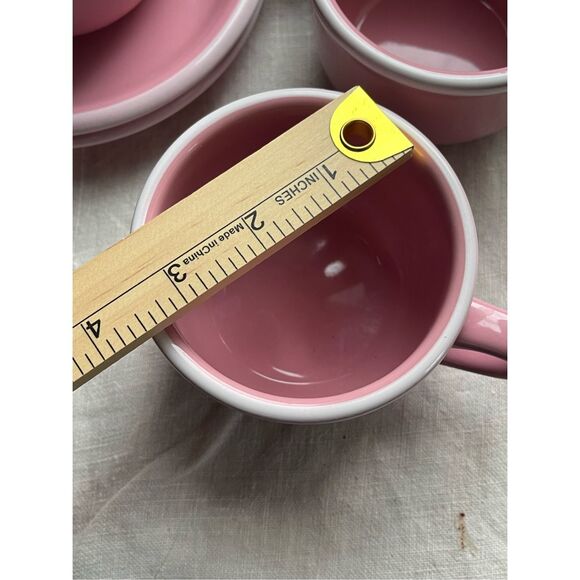 Studio Nova Pink Sherbet 4 cups and 2 saucers - Picture 2 of 7